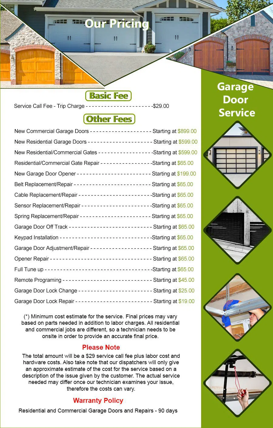 Galaxy Garage Door Service Clermont, FL 352-486-7869